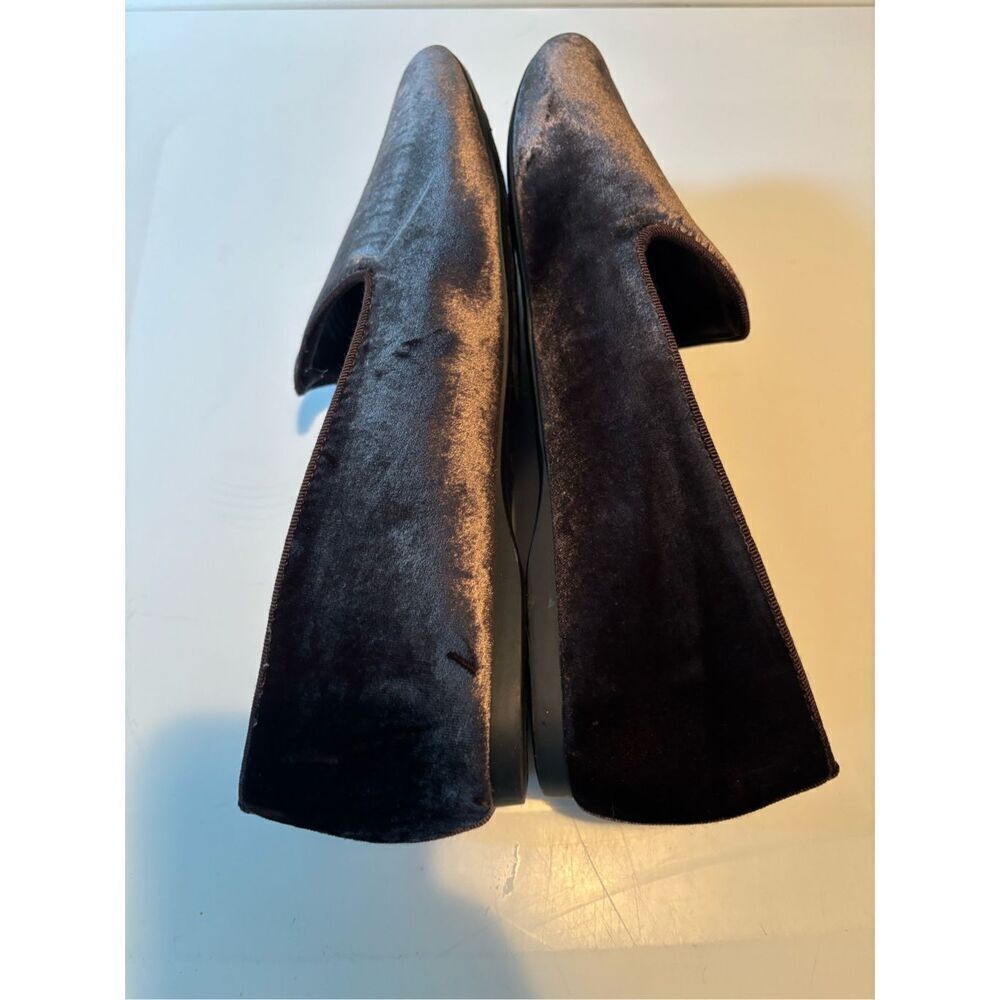 Birdies The Heron Gray Velvet Flats (Sz 10) — image 4 of 5